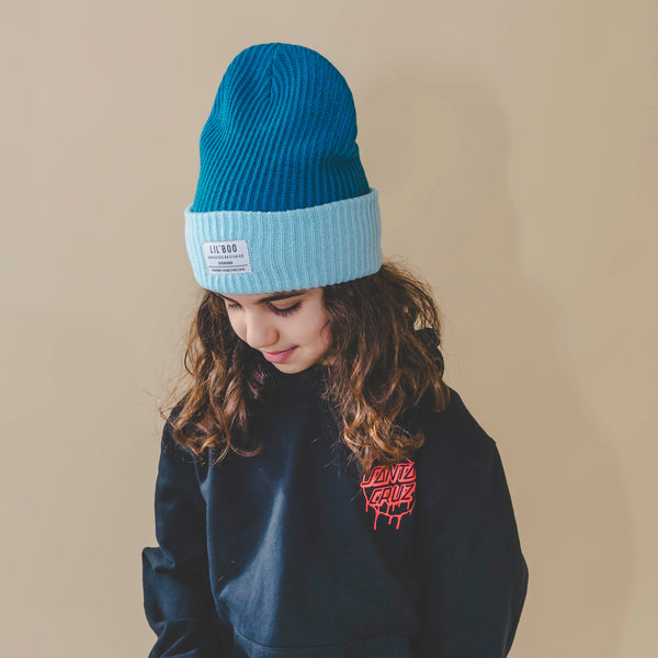 Lil’ Boo Block Hygge Beanie – Blue