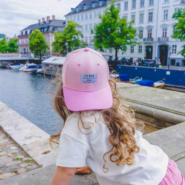 Organic Block Snapback - Pink