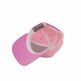 Organic Block Snapback - Pink/Purple