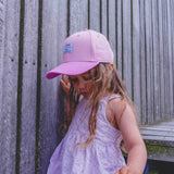 Organic Block Snapback - Pink/Purple