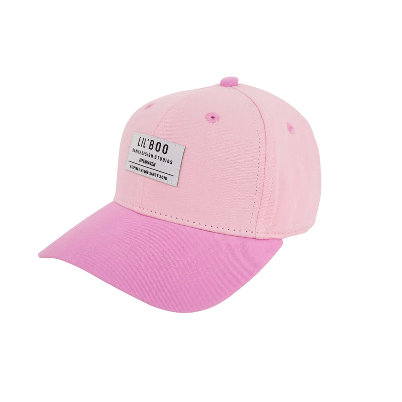 Organic Block Snapback - Pink/Purple