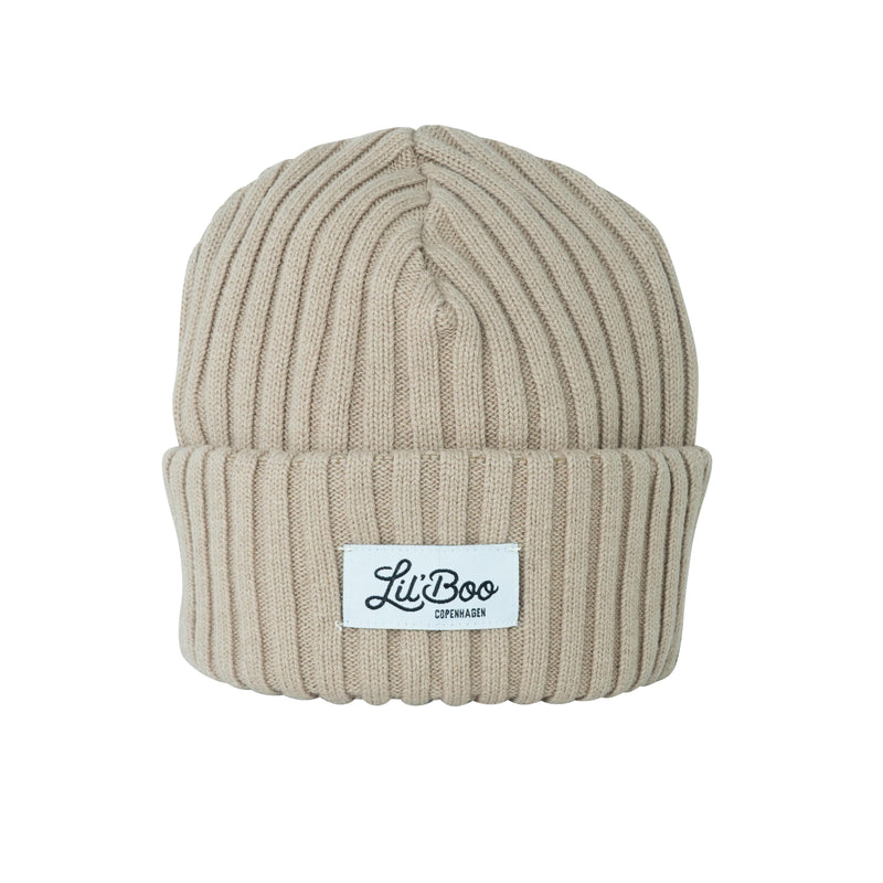 Outdoorsy Beanie - wool and organic cotton mix - Cornstalk