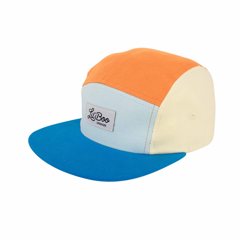 Block Pumkin Blue 5 Panel (ORGANIC)