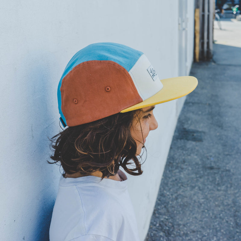 Block Teal/Brown 5 Panel (ORGANIC)