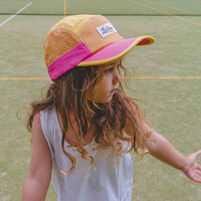 Sports Cap - Orange/Pink