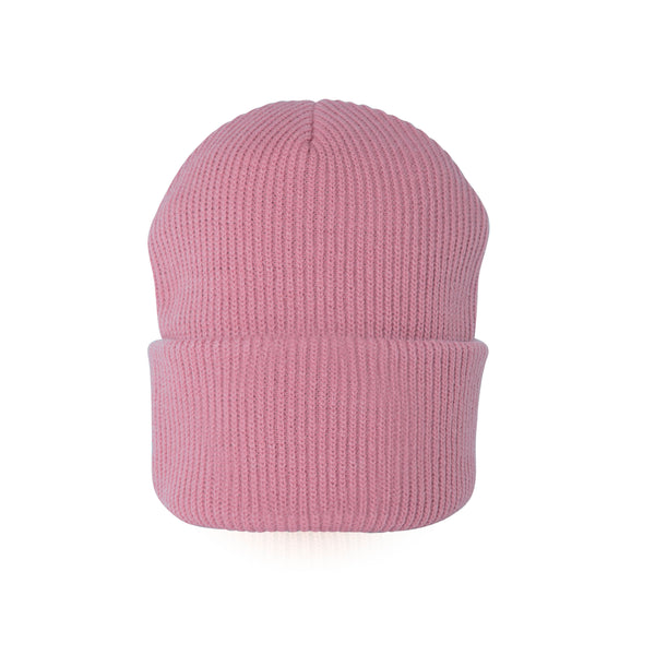 Cosy Beanie - Pink (100% Merino Wool)
