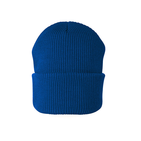 Cosy Beanie - Blue (100% Merino Wool)