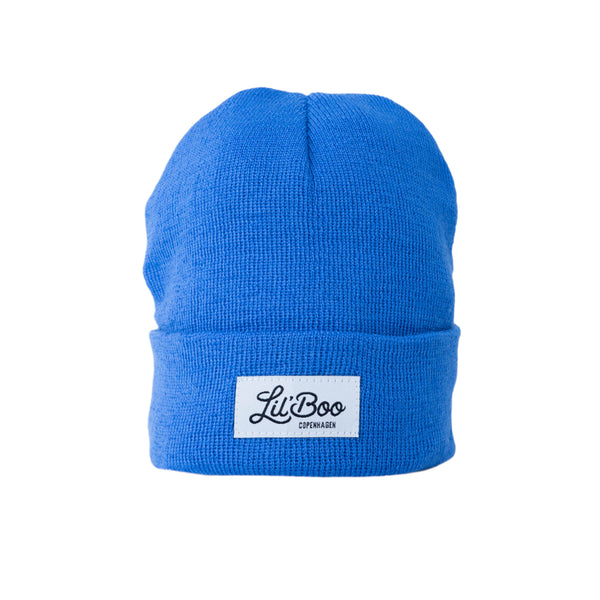 Merino Wool Beanie – Blue
