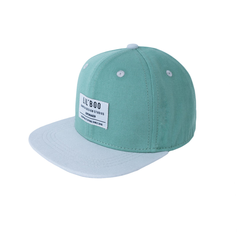 Organic Block Snapback - Green